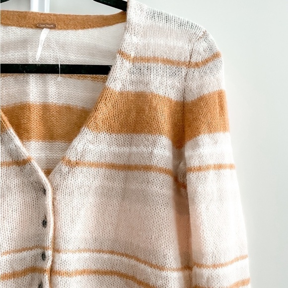 FREE People Alpaca Stripe Cardigan - Picture 3 of 12